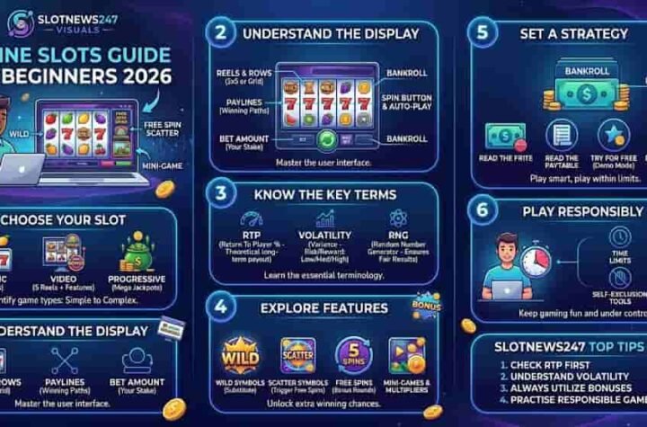 Online Slots Guide for Beginners - How to win and play safely in 2026
