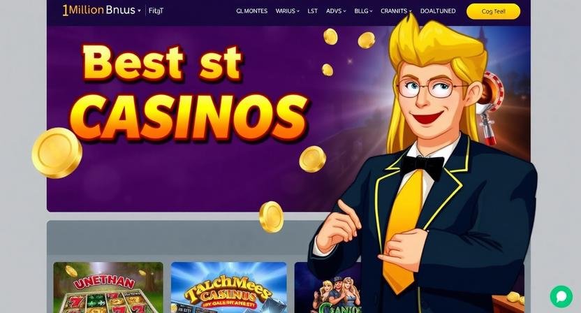 List of Best Online Casinos 1MillionBonus.net