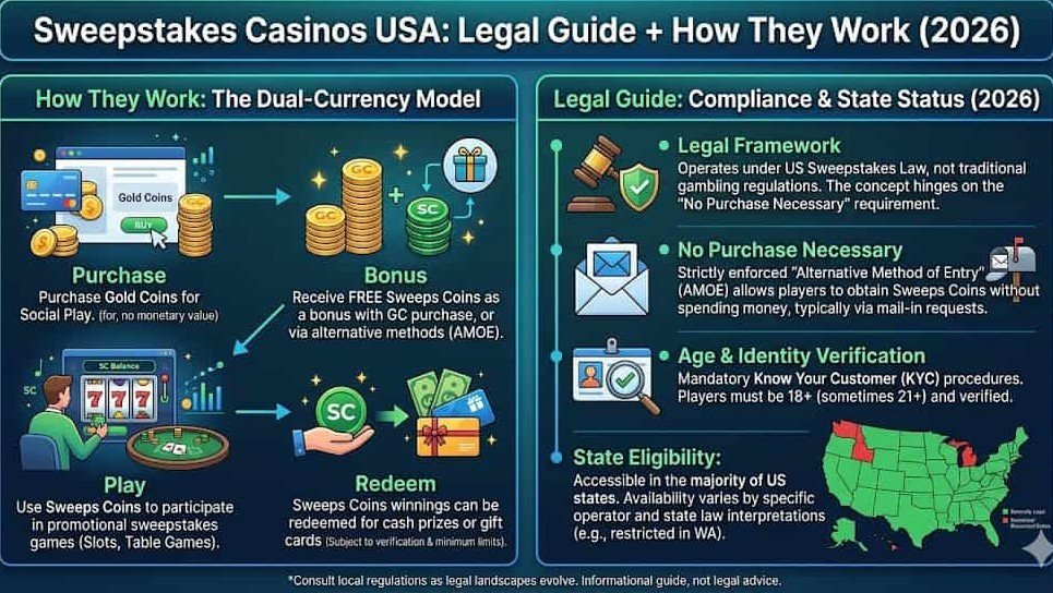 Sweepstakes Casinos USA